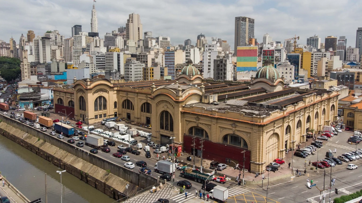 Mercado Municipal de São Paulo Vista aérea do Mercado Municipal de São Paulo